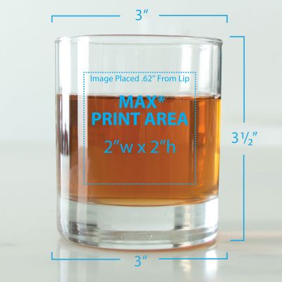 Add Your Logo - Add Your Brand - Custom Personalized Old Fashioned Rocks Glass