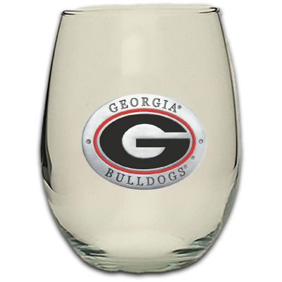 Georgia Bulldogs - Stemless Wine Goblet 12oz Set of 2