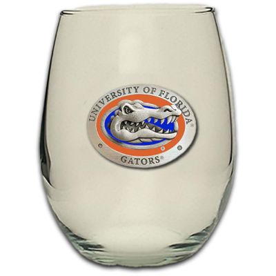 University of Florida Gators Stemless Wine Goblet 12oz Set of 2