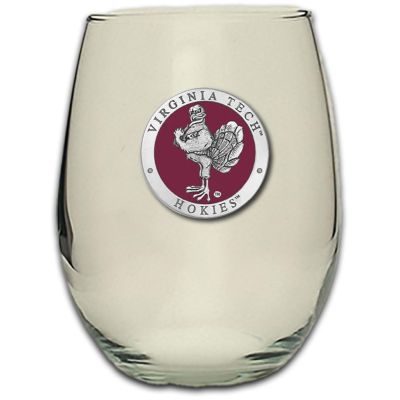 Virginia Tech Hokies - Stemless Wine Goblet 12oz Set of 2