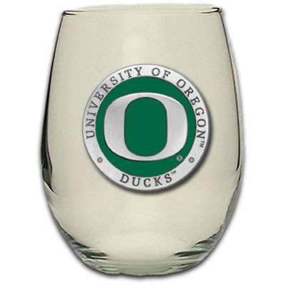 University of Oregon Ducks - Stemless Wine Goblet 12oz Set of 2