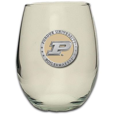 Purdue University Boilermakers - Stemless Wine Goblet 12oz Set of 2