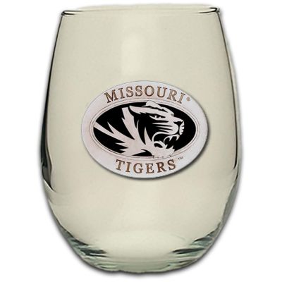 Missouri Tigers - Stemless Wine Goblet 12oz Set of 2