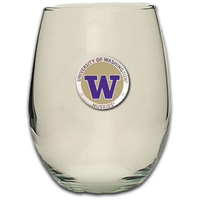 University of Washington Huskies - Stemless Wine Goblet 12oz Set of 2