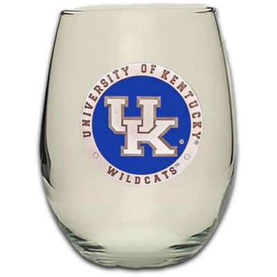University of Kentucky - Stemless Wine Goblet 12oz Set of 2