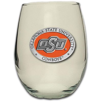 Oklahoma State University Cowboys - Stemless Wine Goblet 12oz Set of 2