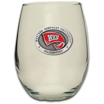 Western Kentucky University Hilltoppers - Stemless Wine Goblet 12oz Set of 2