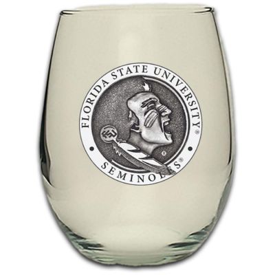 Florida State University - Seminoles - Stemless Wine Goblet 12oz Set of 2
