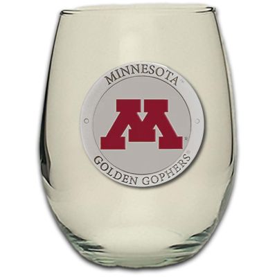Minnesota Golden Gophers - Stemless Wine Goblet 12oz Set of 2