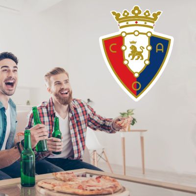 Soccer Wall Decals - La Liga Spain Soccer Team Logos - SA Osasuna