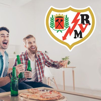 Soccer Wall Decals - La Liga Spain Soccer Team Logos - Rayo Vallecano Madrid