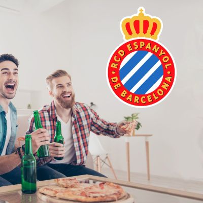 Soccer Wall Decals - La Liga Spain Soccer Team Logos - RCD Espanyol