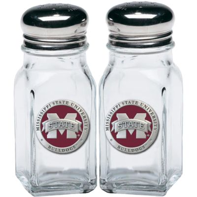 Mississippi State University "M" Logo - Salt and Pepper Shakers