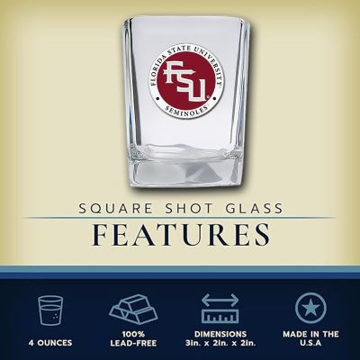 Florida State University - Square Shot Glass
