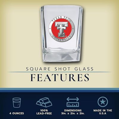 Texas Tech - Square Shot Glass