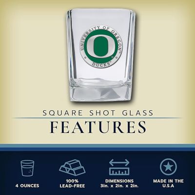 University of Oregon Ducks - Square Shot Glass