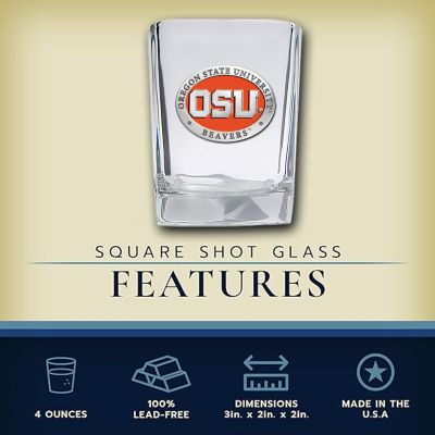 Oregon State University Beavers - Square Shot Glass