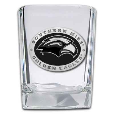 Southern Miss Golden Eagles - Square Shot Glass