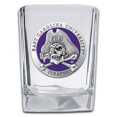 East Carolina University Pirates - Square Shot Glass