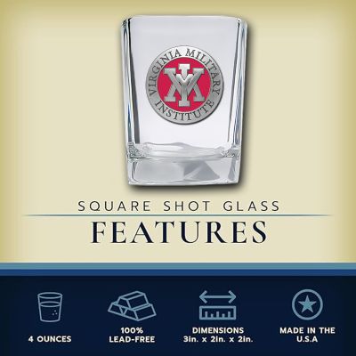 Virginia Military Institute - Square Shot Glass