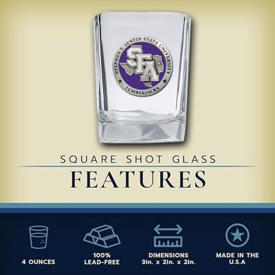 Stephen Austin Lumberjacks - Square Shot Glass