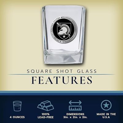US Military Academy - Square Shot Glass
