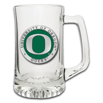 University of Oregon Ducks Super Beer Stein Glass