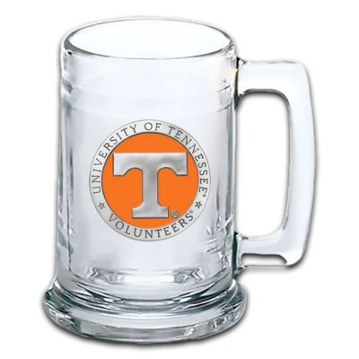 University of Tennessee Volunteers Beer Stein Glass
