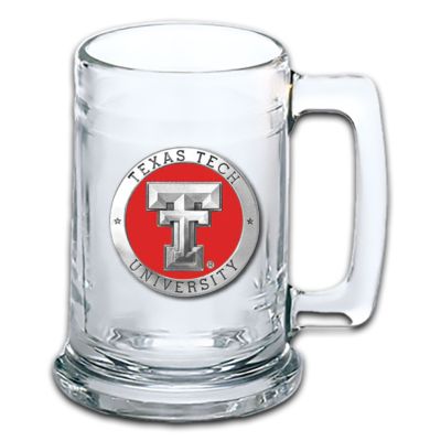 Texas Tech Beer Stein Glass