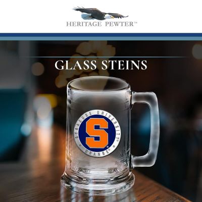 Syracuse University Orange Beer Stein Glass