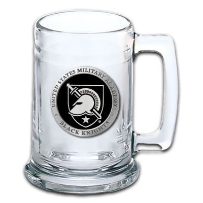 US Military Academy Beer Stein Glass