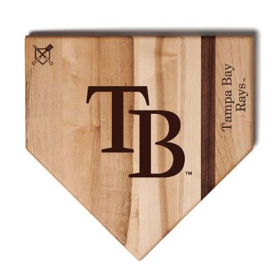 Tampa Bay Rays Baseball Home Plate Cutting Board