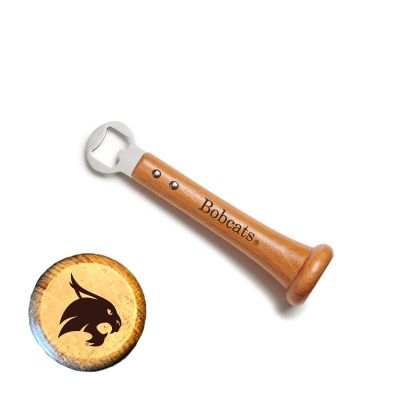 Texas State Bobcats Baseball BBQ "Pickoff" Bottle Opener