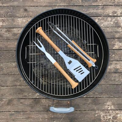 Customized Grill Fork Spatula and Tongs Tool Set