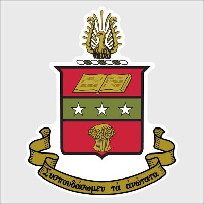 College Wall Decals - Alpha Chi Omega - Coat of Arms
