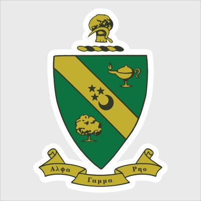 College Wall Decals - Alpha Gamma Rho - Coat of Arms