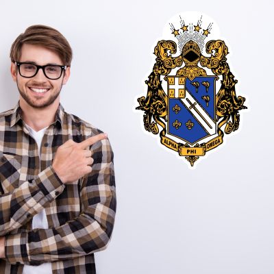 College Wall Decals - Alpha Phi Omega - Coat of Arms