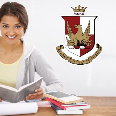 College Wall Decals - Alpha Sigma Alpha - Coat of Arms