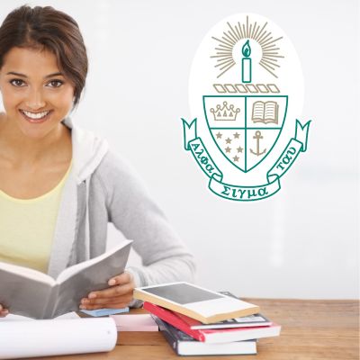 College Wall Decals - Alpha Sigma Tau - Coat of Arms