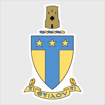 College Wall Decals - Alpha Tau Omega - Coat of Arms