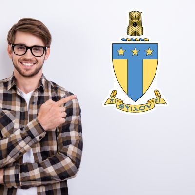 College Wall Decals - Alpha Tau Omega - Coat of Arms