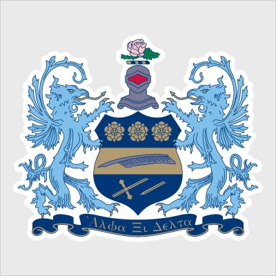 College Wall Decals - Alpha Xi Delta - Coat of Arms