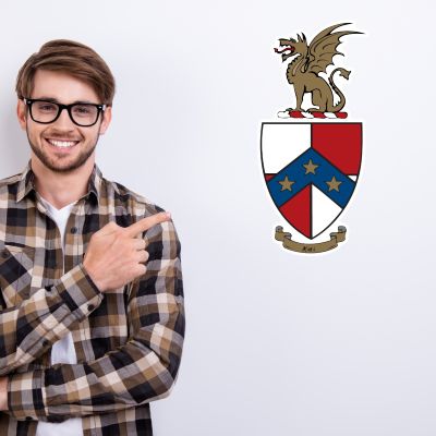 College Wall Decals - Beta Theta Pi - Coat of Arms