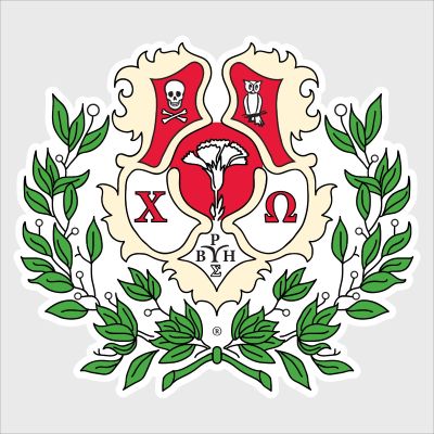 College Wall Decals - Chi Omega - Coat of Arms