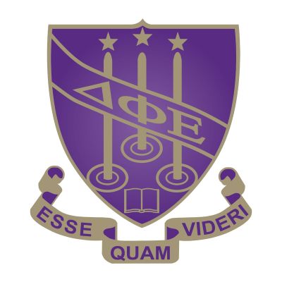 College Wall Decals - Delta Phi Epsilon - Coat of Arms