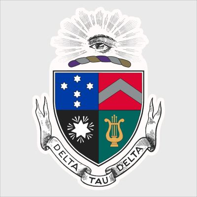 College Wall Decals - Delta Tau Delta - Coat of Arms