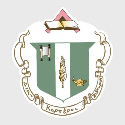 College Wall Decals - Delta Zeta - Coat of Arms