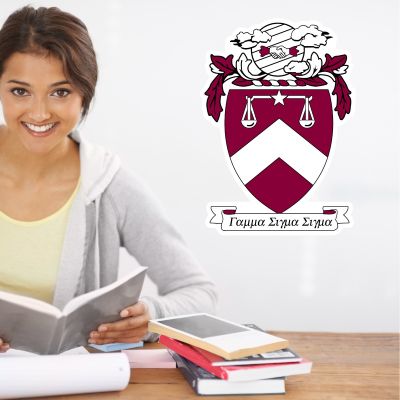 College Wall Decals - Gamma Sigma Sigma - Coat of Arms