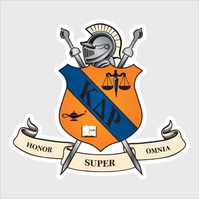 College Wall Decals - Kappa Delta Rho - Coat of Arms