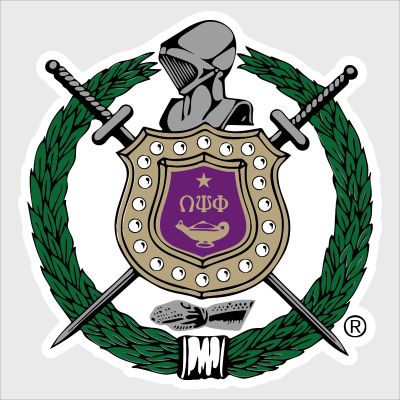 College Wall Decals - Omega Psi Phi - Coat of Arms